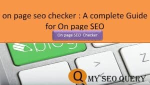page seo checker