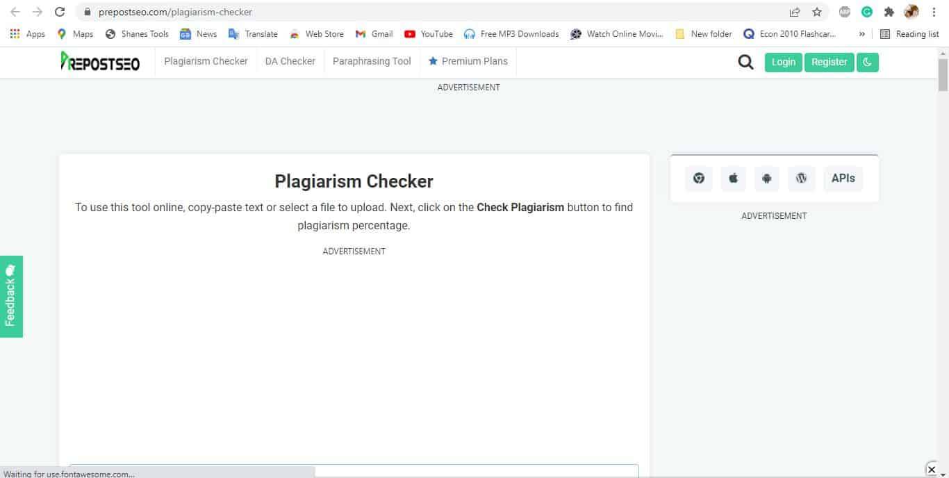 Plagiarism Checker