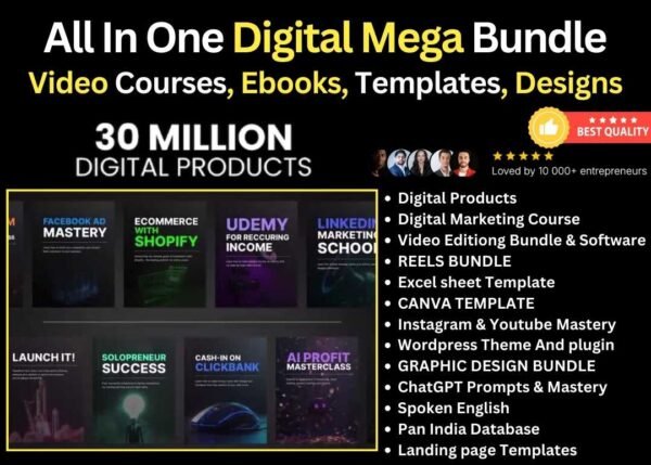 30 Million (All In One Digital Mega Bundle)