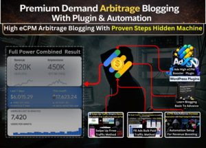 Premium Demand Arbitrage Blogging+Plugin+Automation System