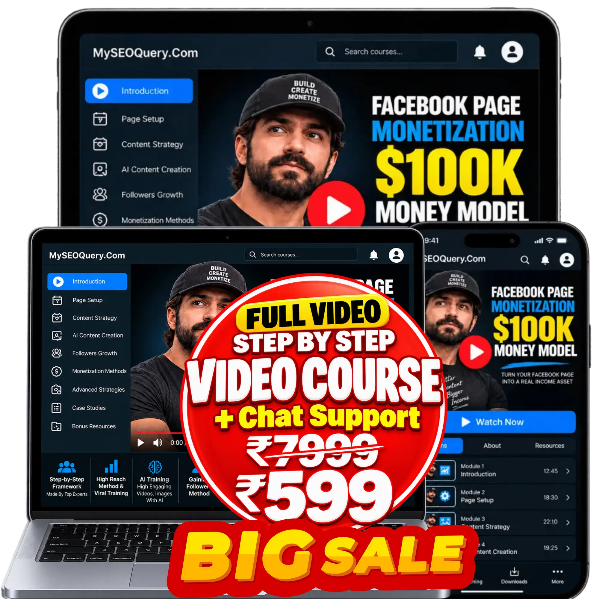 (Updated) New Facebook Page Monetization Growth (FB) 8 Facebook Monetization Video Course and Ebook