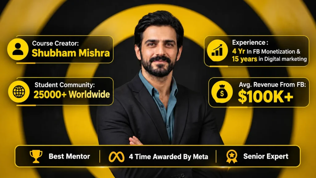 (Updated) New Facebook Page Monetization Growth (FB) 27 Shubham Mishra Digital Marketing Mentor
